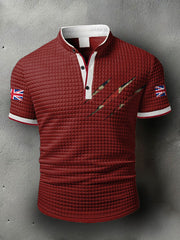 Men's UK Flag Printed Casual Tops trupatriotic