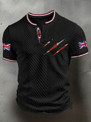 Men's UK Flag Casual Tops trupatriotic