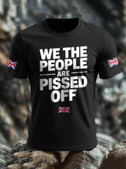 Men's UK Flag Patriotism Printed T-shirt trupatriotic