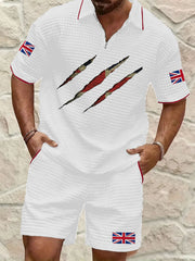 Men's UK Flag Printed Sets trupatriotic