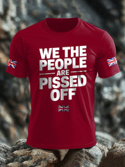 Men's UK Flag Patriotism Printed T-shirt trupatriotic
