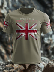 Men's UK Flag Patriotism Printed T-shirt trupatriotic