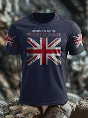 Men's UK Flag Patriotism Printed T-shirt trupatriotic