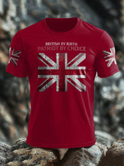 Men's UK Flag Patriotism Printed T-shirt trupatriotic