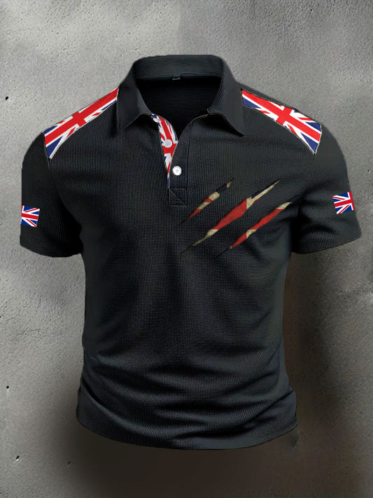 Men's UK Flag Casual Tops trupatriotic