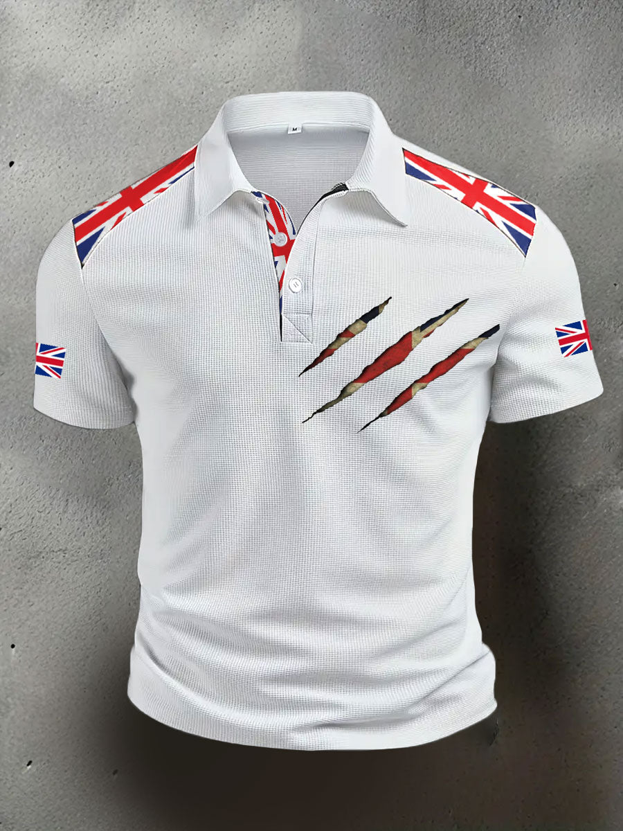 Men's UK Flag Casual Tops trupatriotic