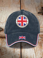 Unisex UK Flag United We Stand Printed Hat trupatriotic