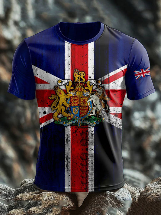 Men's  British short sleeves t-shirt trupatriotic