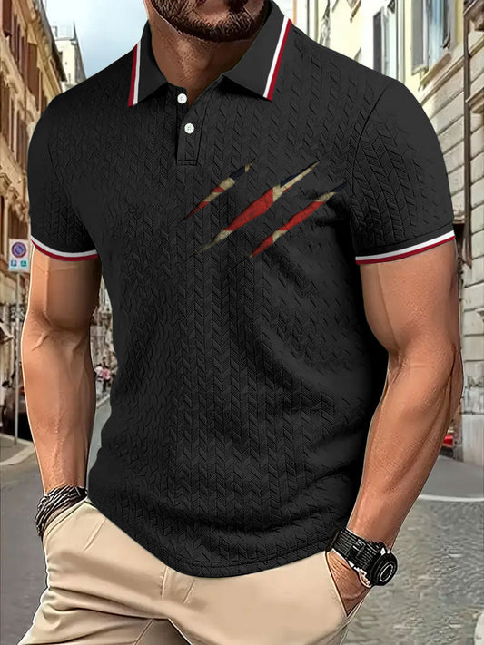 Men's UK Flag Printed Casual Tops trupatriotic