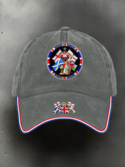Unisex UK Flag United We Stand Printed Hat trupatriotic
