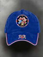 Unisex UK Flag United We Stand Printed Hat trupatriotic