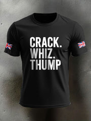 Men's Crack Whiz Thump Veteran Printed T-shirt trupatriotic