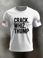 Men's Crack Whiz Thump Veteran Printed T-shirt trupatriotic
