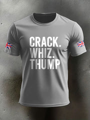 Men's Crack Whiz Thump Veteran Printed T-shirt trupatriotic