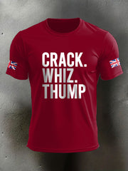Men's Crack Whiz Thump Veteran Printed T-shirt trupatriotic
