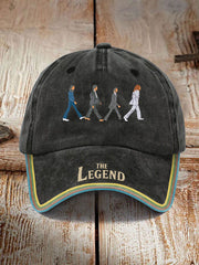 Unisex Music Lover Hippies Printed Hat trupatriotic