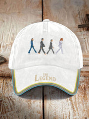 Unisex Music Lover Hippies Printed Hat trupatriotic