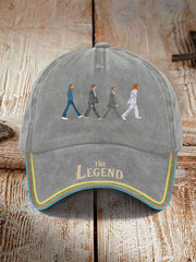 Unisex Music Lover Hippies Printed Hat trupatriotic