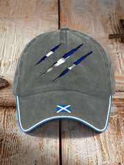 Unisex Scotland Flag Proud The Brave Printed Hat trupatriotic