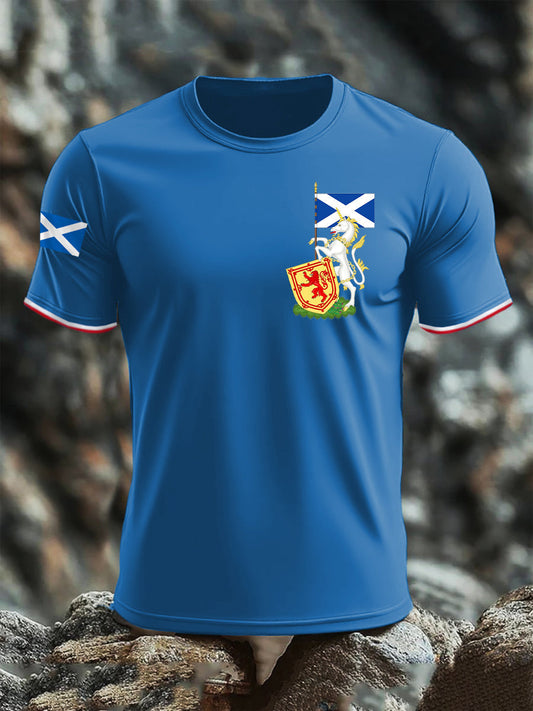 Men's Scottish Unicorn short sleeves T-shirt trupatriotic