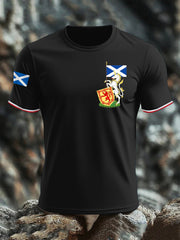 Men's Scottish Unicorn short sleeves T-shirt trupatriotic