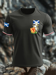 Men's Scottish Unicorn short sleeves T-shirt trupatriotic