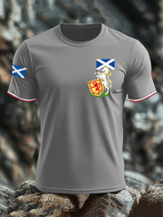 Men's Scottish Unicorn short sleeves T-shirt trupatriotic