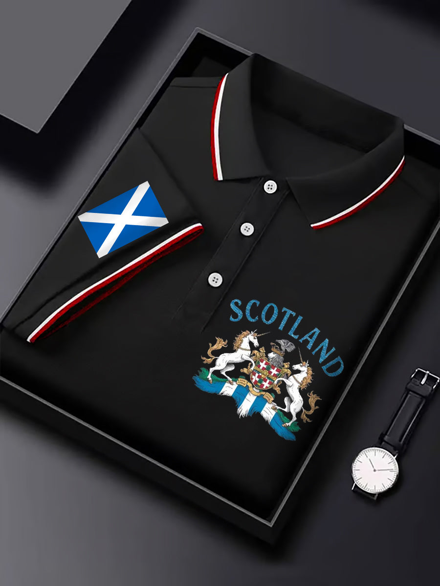 Men's Scottish Unicorn short sleeve shirt trupatriotic
