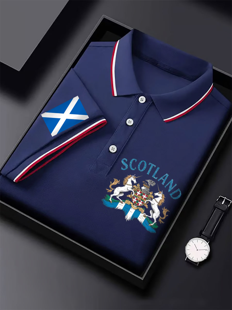 Men's Scottish Unicorn short sleeve shirt trupatriotic