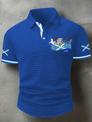 Men's Scotland Flag Proud The Brave Printed Casual Short Sleeve Tops trupatriotic