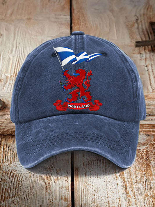 Unisex  Scotland Flag Proud The Brave Printed Hat trupatriotic