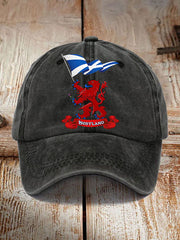 Unisex  Scotland Flag Proud The Brave Printed Hat trupatriotic