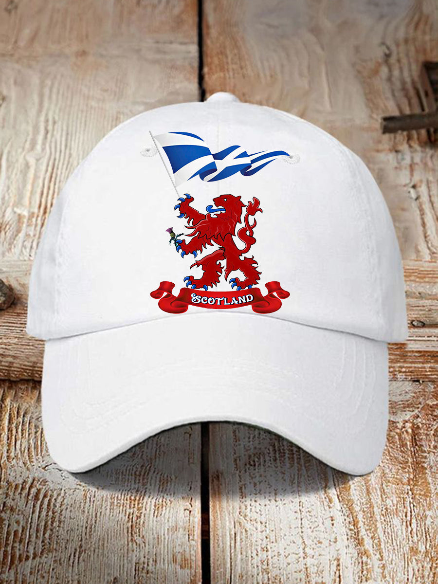 Unisex  Scotland Flag Proud The Brave Printed Hat trupatriotic