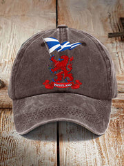 Unisex  Scotland Flag Proud The Brave Printed Hat trupatriotic