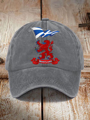Unisex  Scotland Flag Proud The Brave Printed Hat trupatriotic