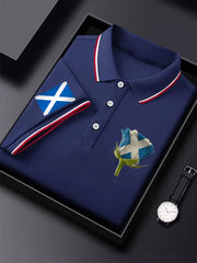 Men's Scottish Rose short sleeve shirt trupatriotic