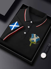 Men's Scottish Rose short sleeve shirt trupatriotic