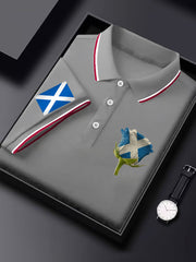 Men's Scottish Rose short sleeve shirt trupatriotic