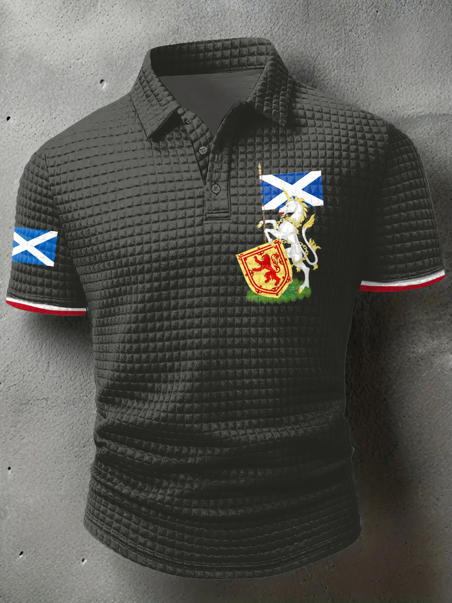 Men's Scottish Unicorn short sleeve shirt trupatriotic