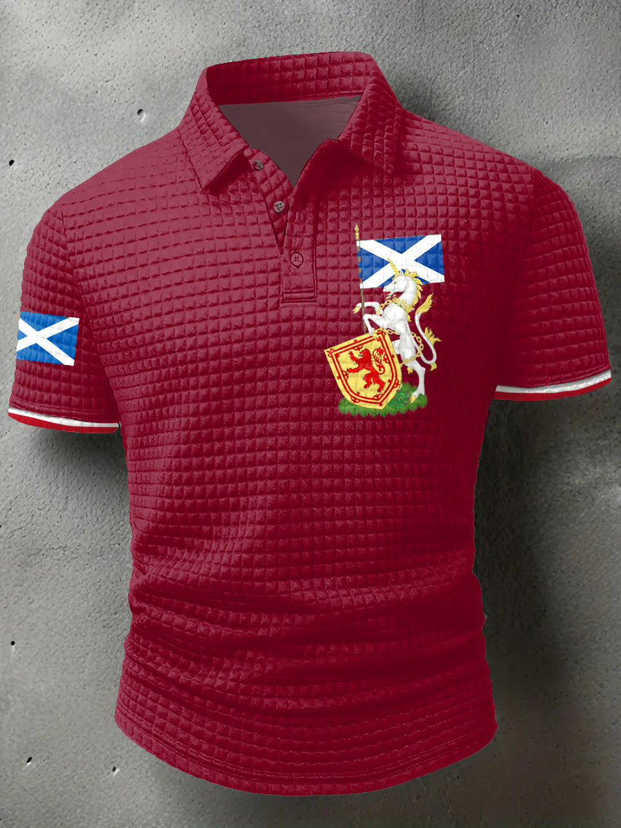 Men's Scottish Unicorn short sleeve shirt trupatriotic