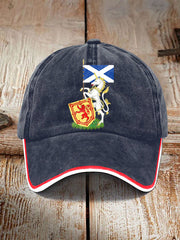 Unisex Scottish Unicorn Design Print Hat trupatriotic