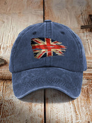 Unisex UK Flag Print Hat trupatriotic
