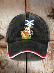 Unisex Scottish Unicorn Design Print Hat trupatriotic