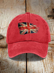 Unisex UK Flag Print Hat trupatriotic