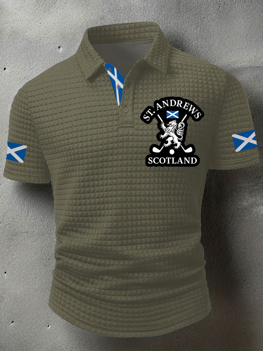 Men's Scotland United Kingdom short sleeve shirt trupatriotic