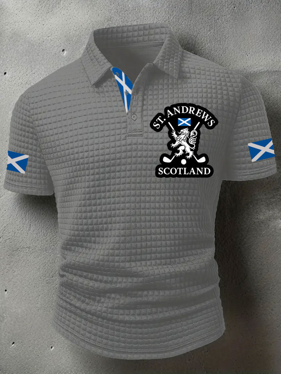 Men's Scotland United Kingdom short sleeve shirt trupatriotic