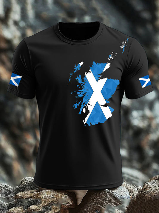 Men's UK Scotland short sleeves t-shirt trupatriotic
