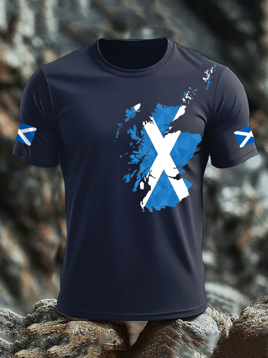 Men's UK Scotland short sleeves t-shirt trupatriotic