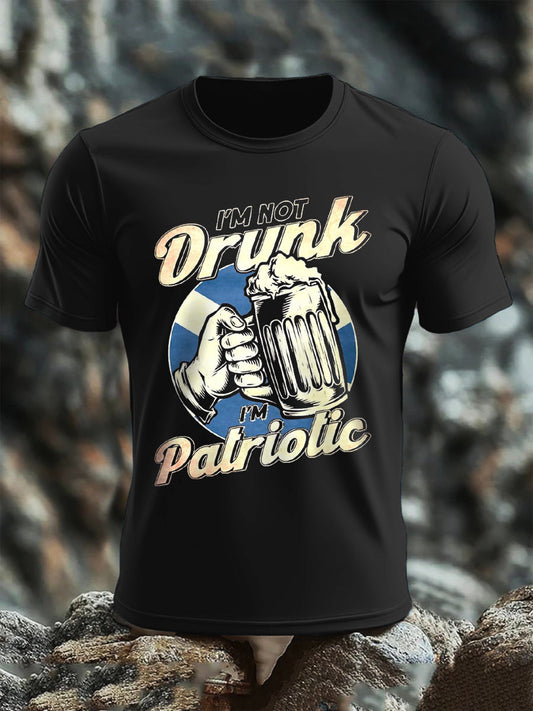 Men's Scottish Drinking T-shirt trupatriotic
