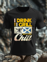 Men's Scottish Drinking T-shirt trupatriotic